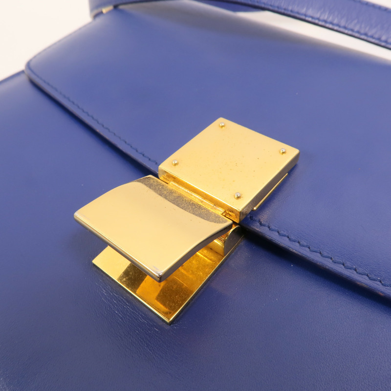 CELINE 牛皮皮革Classic Box金扣肩背袋-12