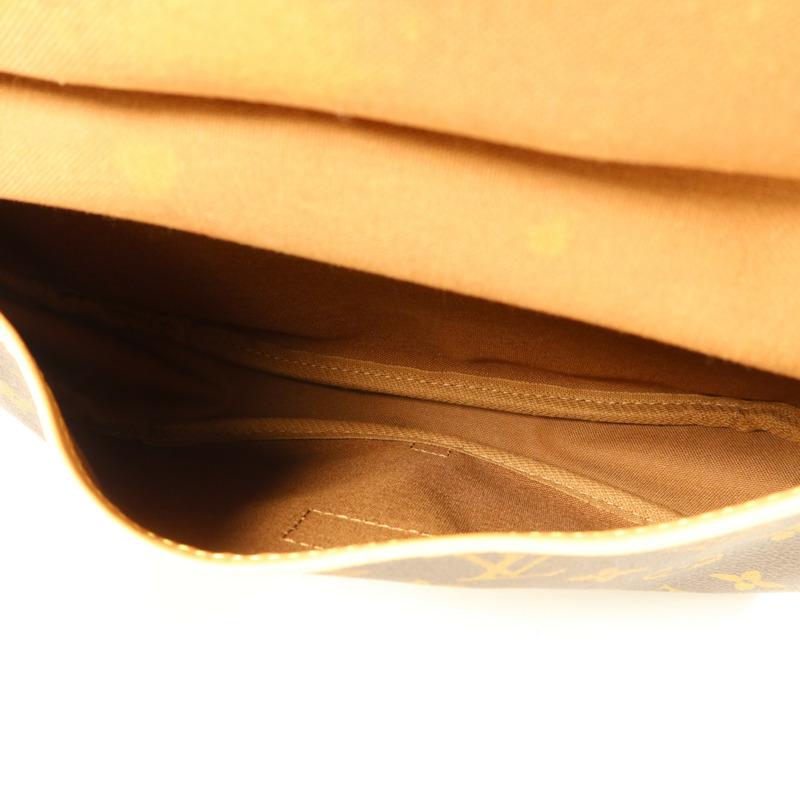 LOUIS VUITTON Monogram Saumur 30金扣肩背袋-6