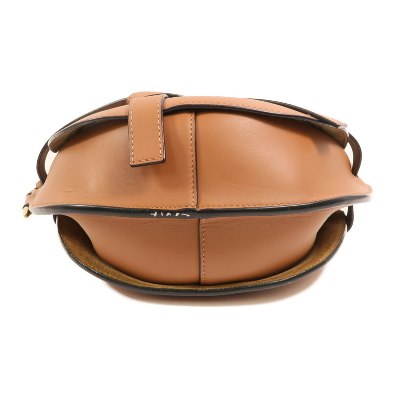 LOEWE 牛皮皮革Small Gate金扣肩背袋-3