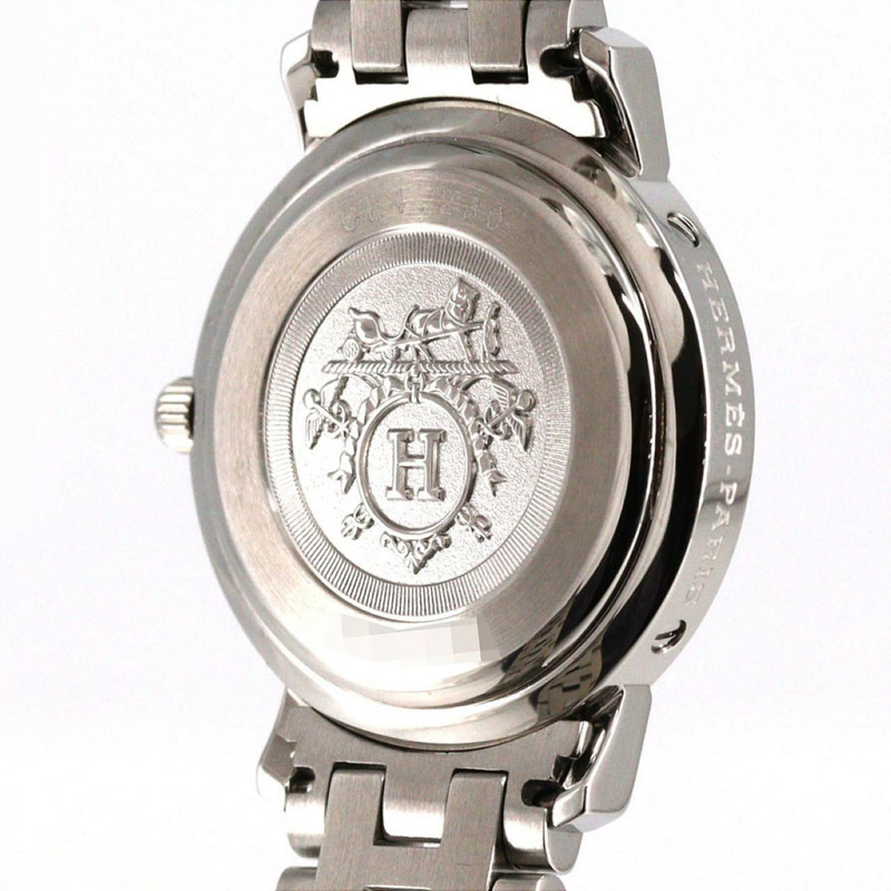 愛馬仕 Clipper 12P 手鐲 1HD CL4.230 不鏽鋼石英錶-5