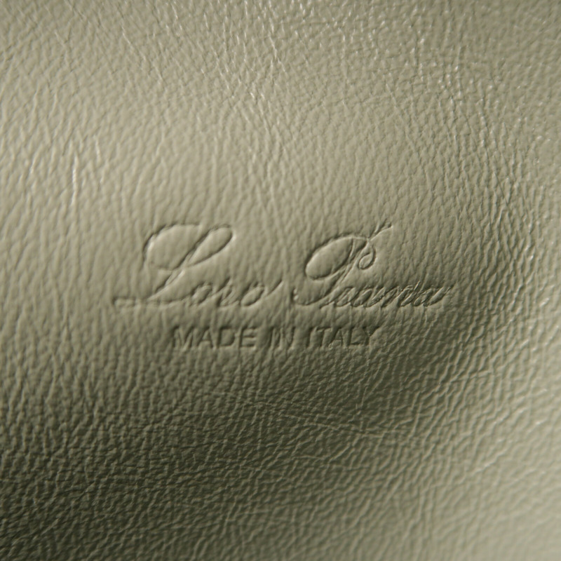 Loro Piana 牛皮皮革Extra Pocket BackPack銀扣背包-5