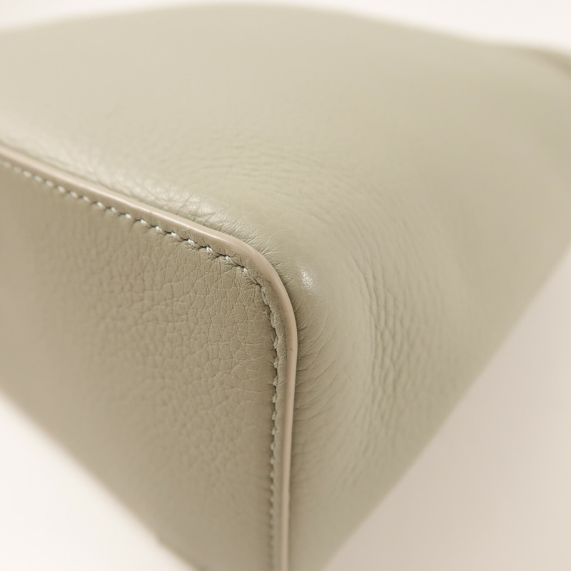 Loro Piana 牛皮皮革Extra Pocket BackPack銀扣背包-11