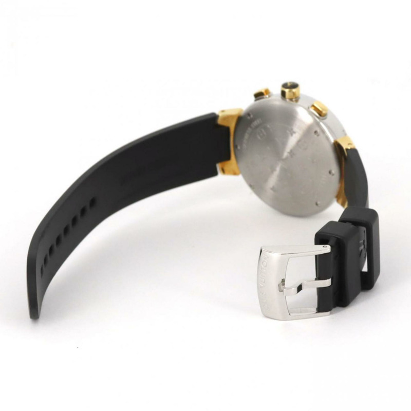 路易威登 Tambour 計時腕錶 Q1325 SSxGP 石英錶-5