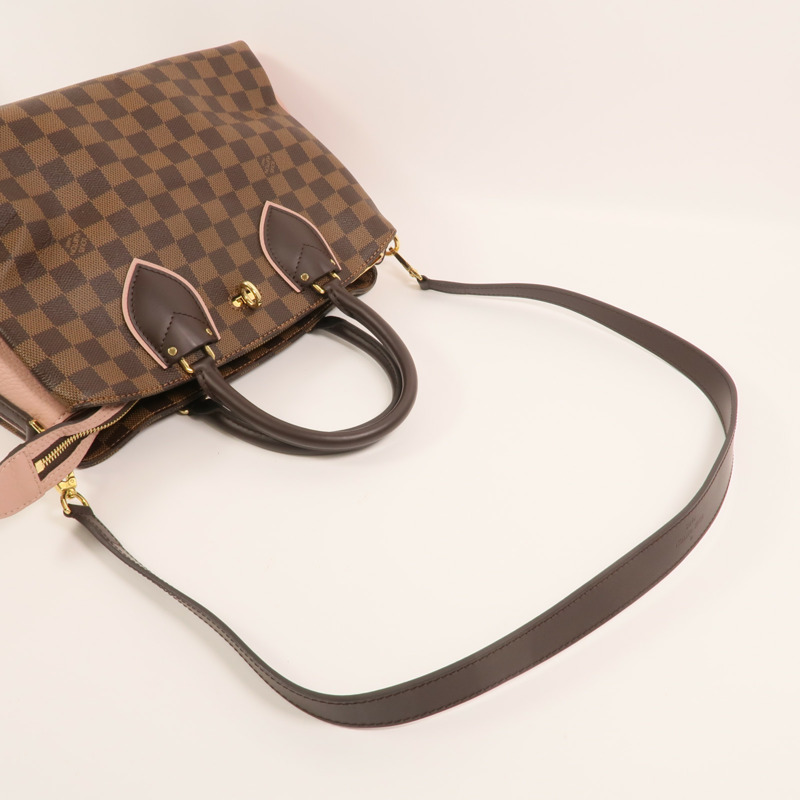 LOUIS VUITTON Damier Normandy金扣手挽肩背兩用袋-7