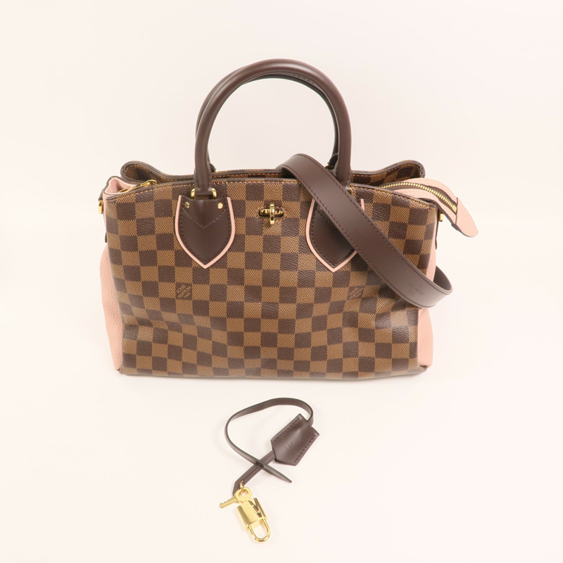 LOUIS VUITTON Damier Normandy金扣手挽肩背兩用袋-8