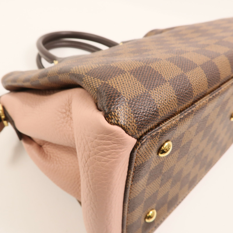 LOUIS VUITTON Damier Normandy金扣手挽肩背兩用袋-14