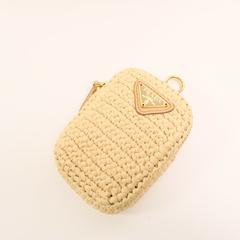 PRADA Raffia Re-Edition 2025金扣手挽肩背兩用袋-14