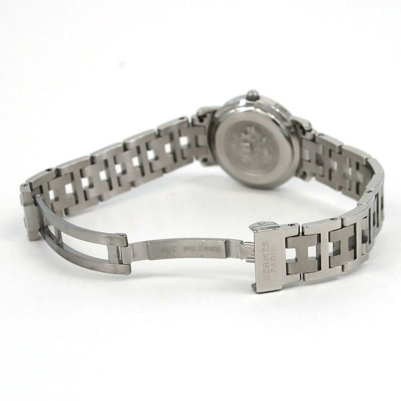 愛馬仕 Clipper CL4.210 不鏽鋼石英錶-5