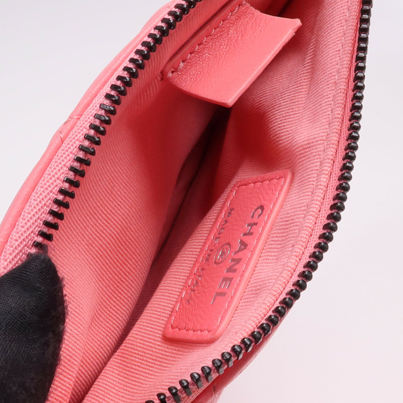 CHANEL 羊皮皮革Mini Pouch手拿包-7
