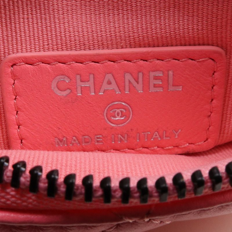 CHANEL 羊皮皮革Mini Pouch手拿包-8