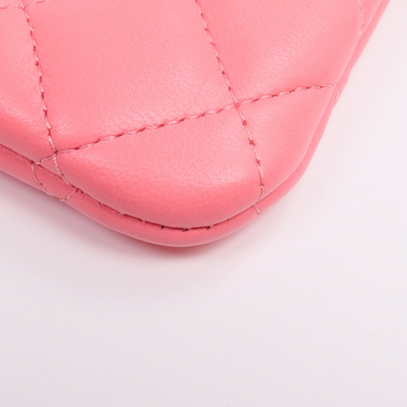 CHANEL 羊皮皮革Mini Pouch手拿包-11