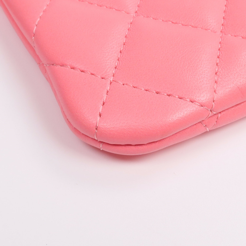 CHANEL 羊皮皮革Mini Pouch手拿包-12