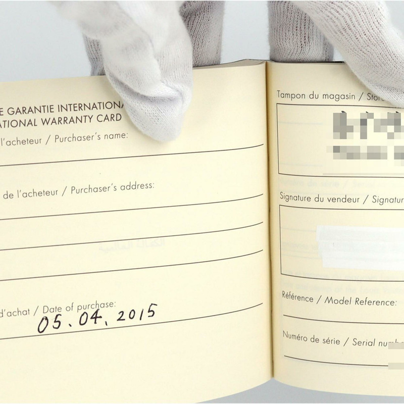 路易威登 Tambour Damier 黑色 Q1D00 SS 石英手錶-8