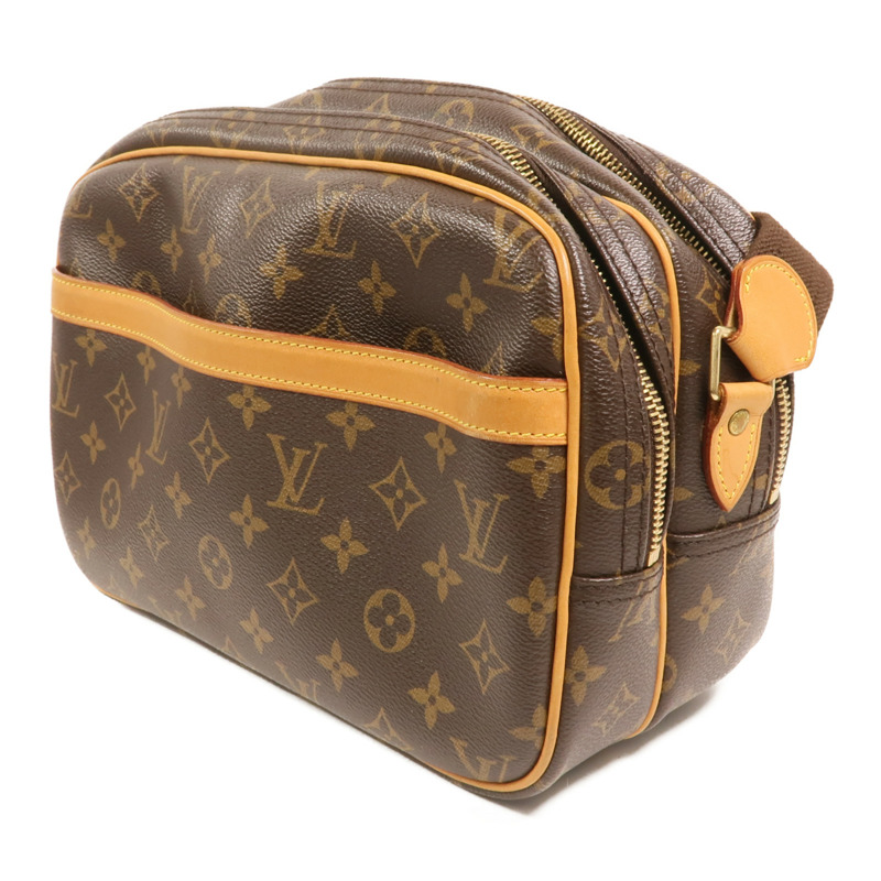 LOUIS VUITTON Monogram Reporter PM金扣肩背袋-2