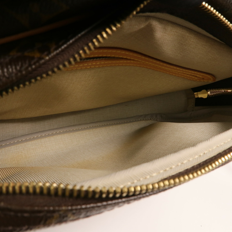 LOUIS VUITTON Monogram Reporter PM金扣肩背袋-4
