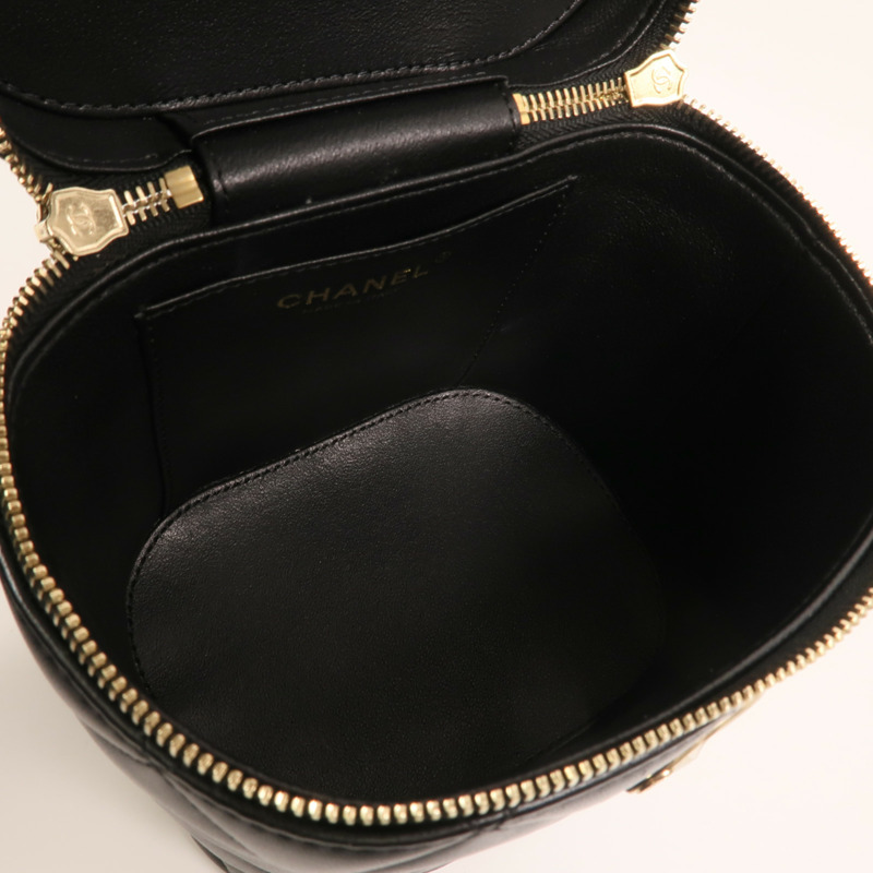 CHANEL 羊皮皮革Shoulder Bag金扣鏈帶手挽肩背兩用袋-4