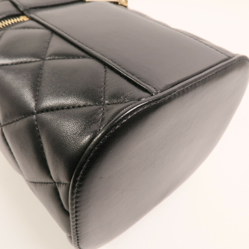 CHANEL 羊皮皮革Shoulder Bag金扣鏈帶手挽肩背兩用袋-11