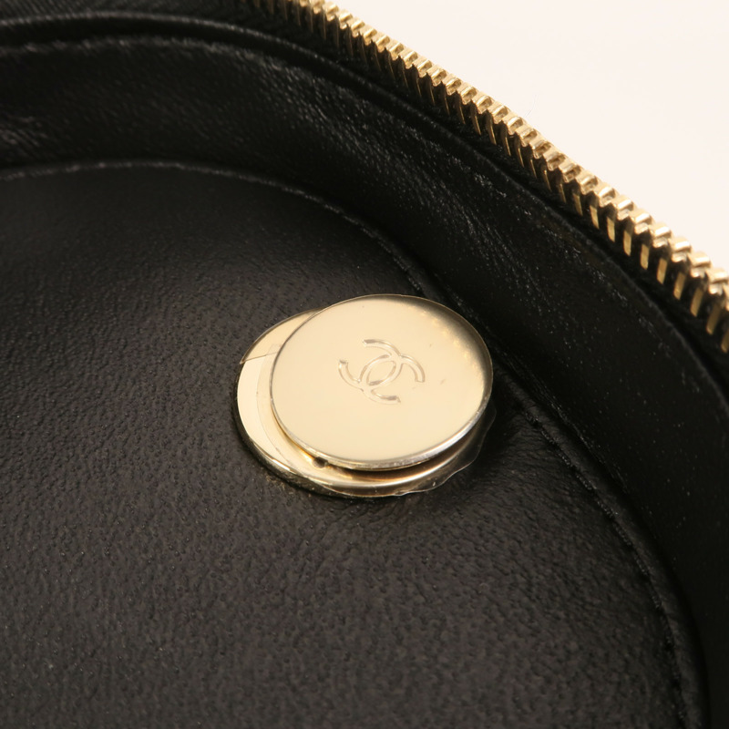 CHANEL 羊皮皮革Shoulder Bag金扣鏈帶手挽肩背兩用袋-15