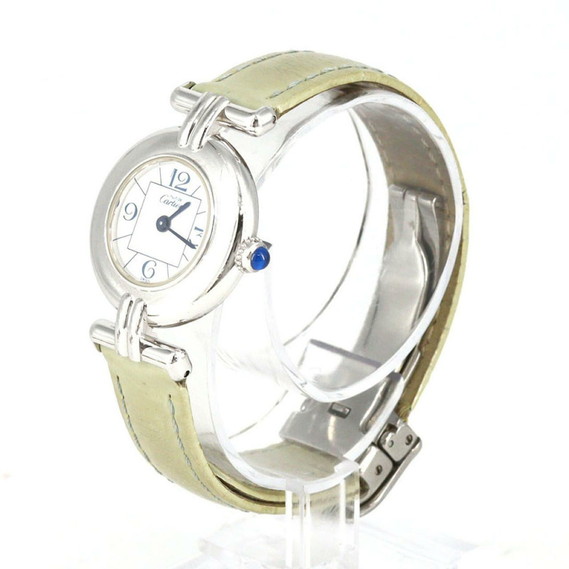 卡地亞 Must Colisée SM W1011455 銀色石英手錶-1