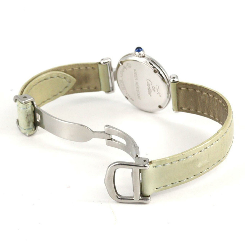 卡地亞 Must Colisée SM W1011455 銀色石英手錶-4