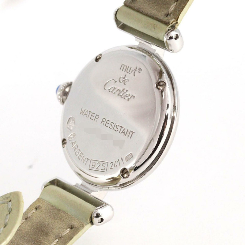 卡地亞 Must Colisée SM W1011455 銀色石英手錶-5