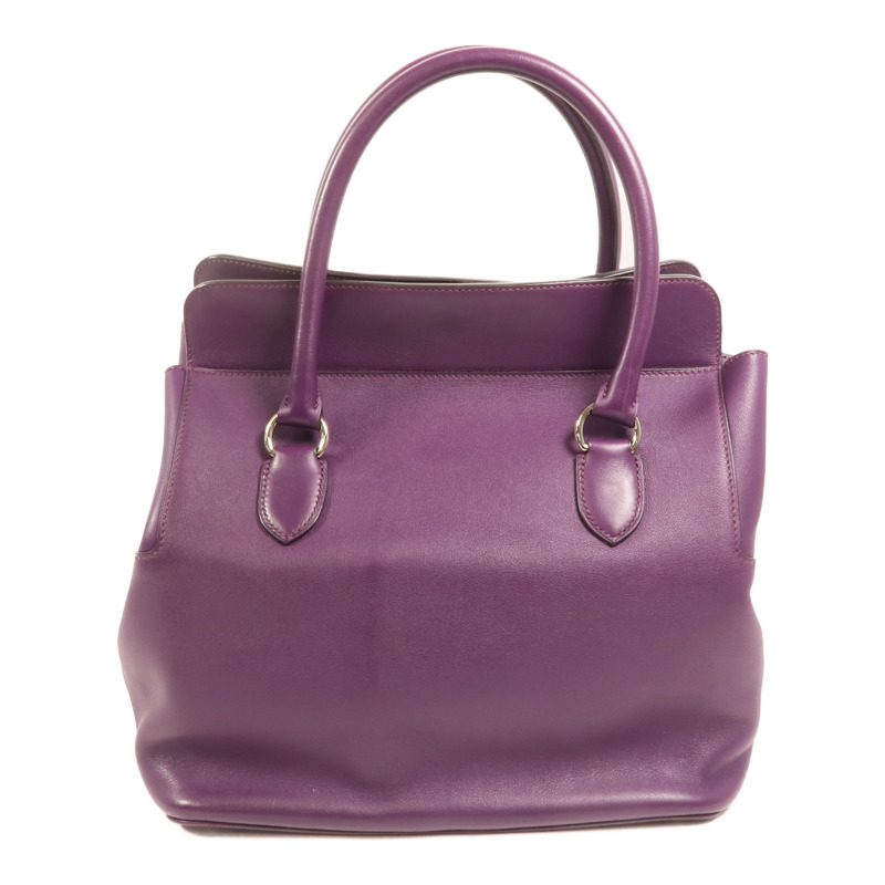 HERMES Swift皮革Toolbox 26銀扣手挽肩背兩用袋Anemone-1