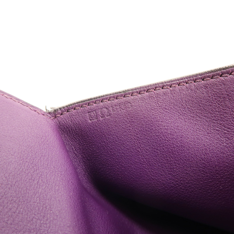 HERMES Swift皮革Toolbox 26銀扣手挽肩背兩用袋Anemone-6