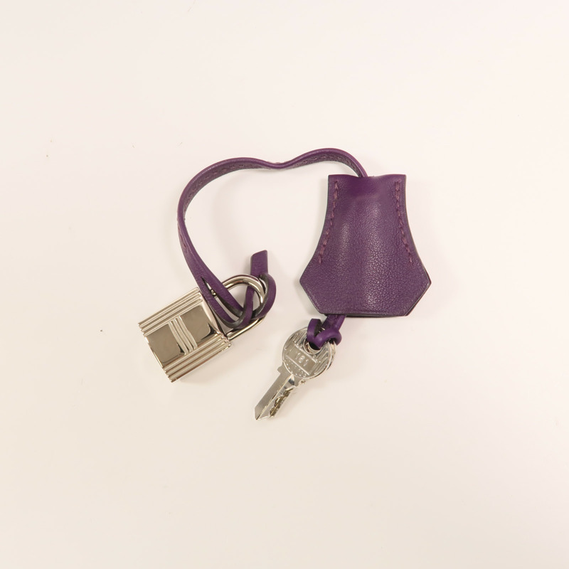 HERMES Swift皮革Toolbox 26銀扣手挽肩背兩用袋Anemone-9