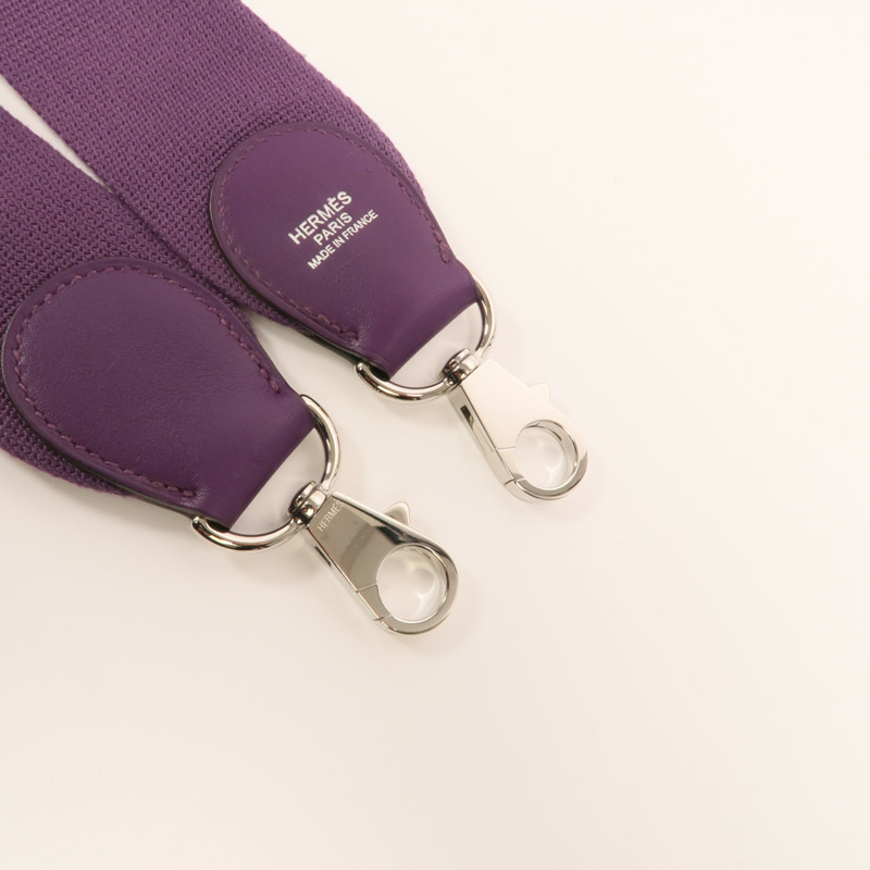 HERMES Swift皮革Toolbox 26銀扣手挽肩背兩用袋Anemone-15