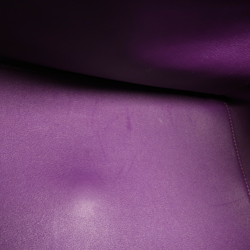 HERMES Swift皮革Toolbox 26銀扣手挽肩背兩用袋Anemone-16