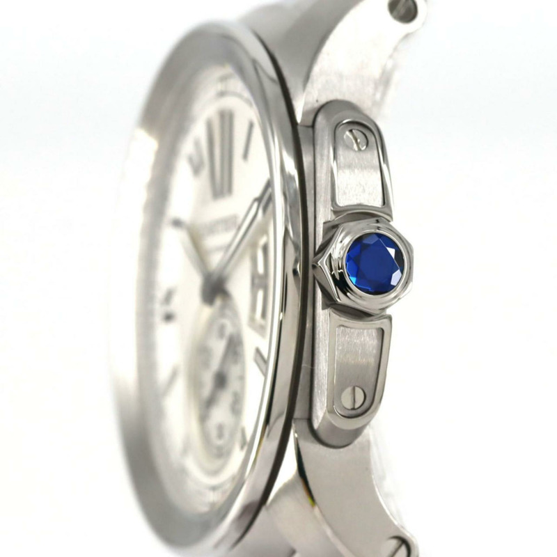卡地亞 Calibre de LM W7100015 SS 自動腕錶-2