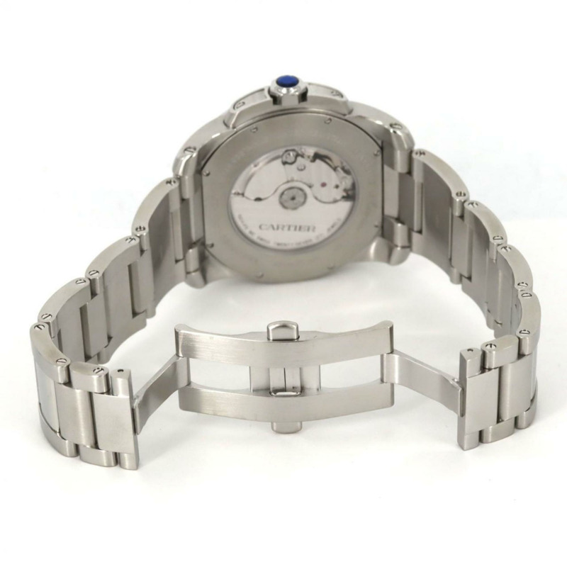 卡地亞 Calibre de LM W7100015 SS 自動腕錶-5