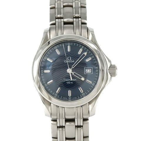 歐米茄海馬120 2571.81不鏽鋼石英錶