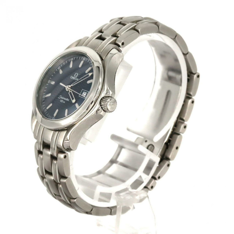 歐米茄海馬120 2571.81不鏽鋼石英錶-1