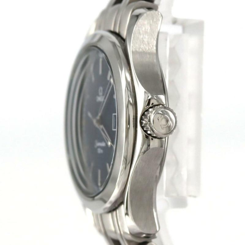 歐米茄海馬120 2571.81不鏽鋼石英錶-2