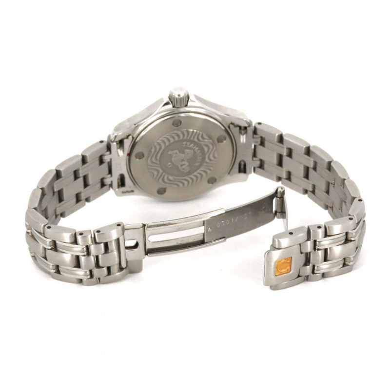 歐米茄海馬120 2571.81不鏽鋼石英錶-6