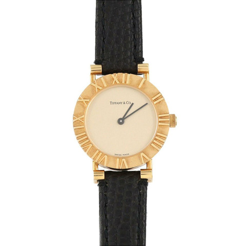 蒂芬妮 Atlas YG L0630 石英錶