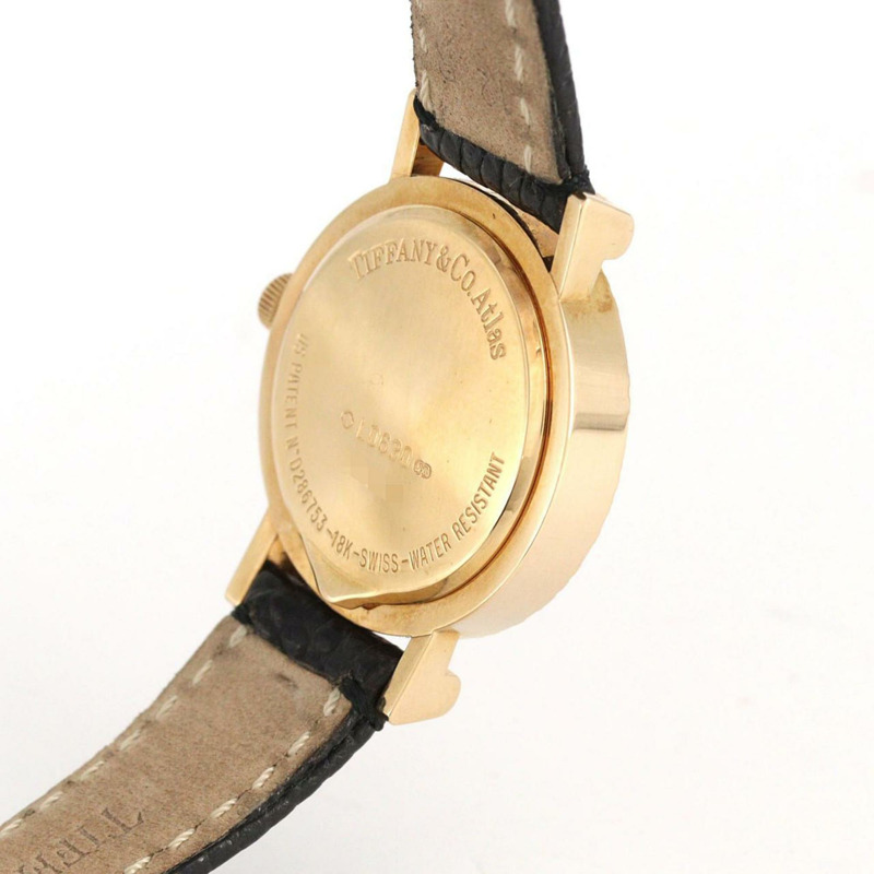 蒂芬妮 Atlas YG L0630 石英錶-5