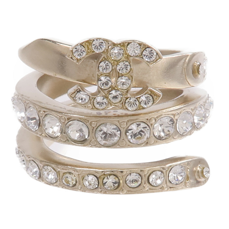 CHANEL 金屬Ring戒指US#5-1