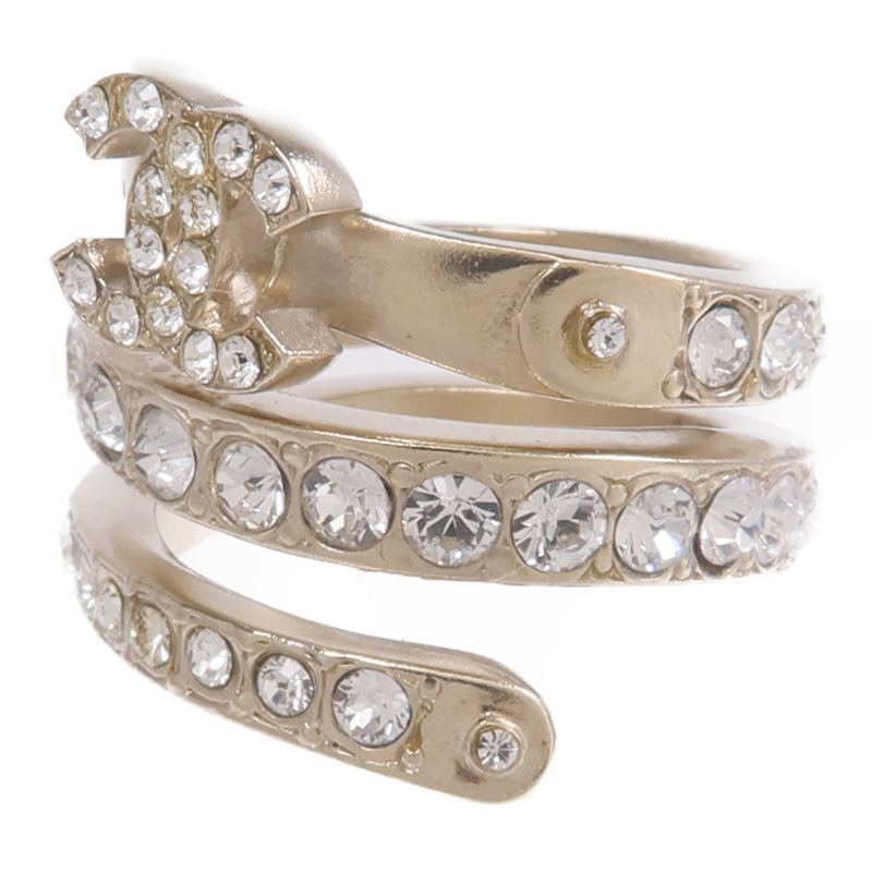 CHANEL 金屬Ring戒指US#5-2
