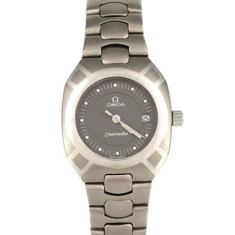 歐米茄海馬系列北極星TI石英錶