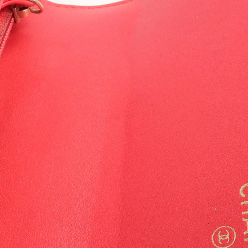 CHANEL 羊皮皮革Classic Long Flap Wallet金扣長錢包-15