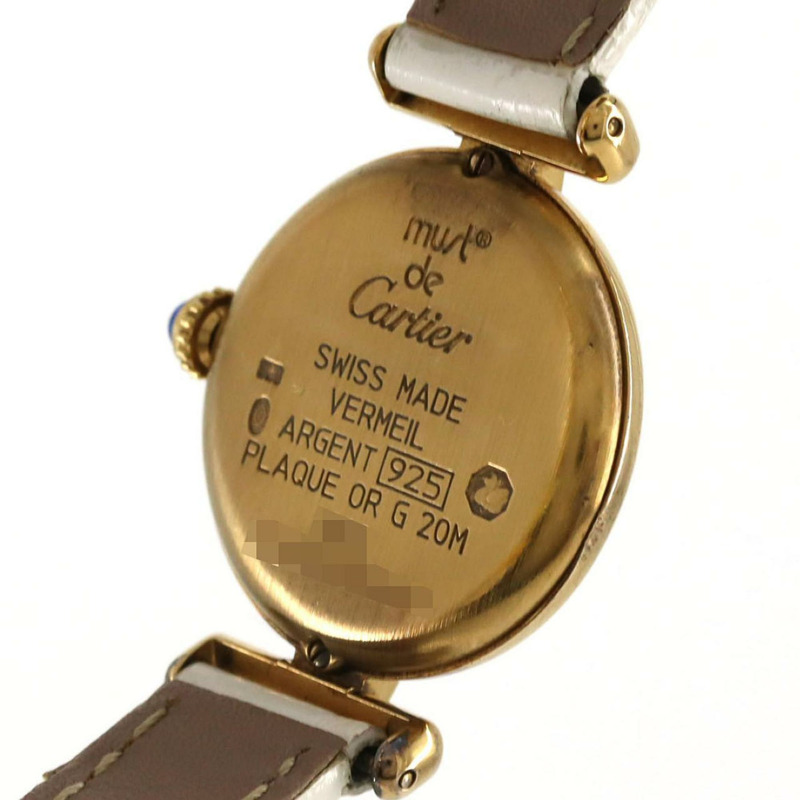 卡地亞 Must Colisée SM GP W1008554 石英錶-3