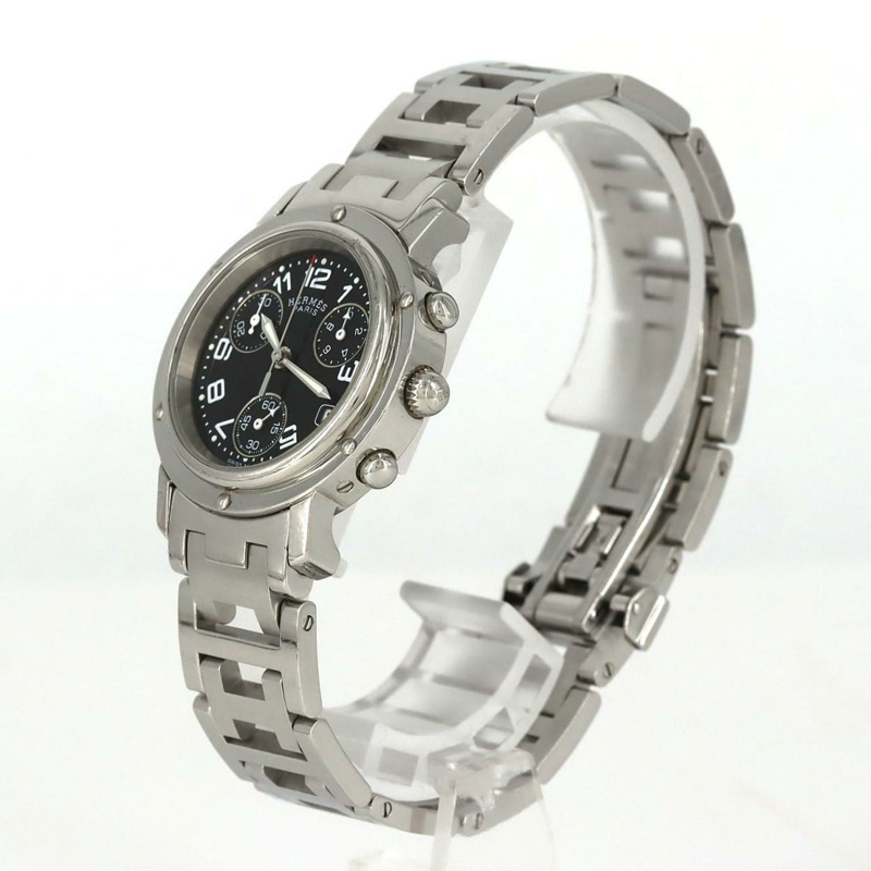 愛馬仕 Clipper 計時腕錶 CL1.310 精鋼石英錶-1