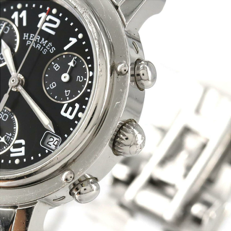 愛馬仕 Clipper 計時腕錶 CL1.310 精鋼石英錶-2