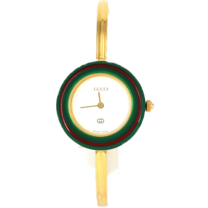 Gucci Change Ring GP S 11/12號石英錶-0