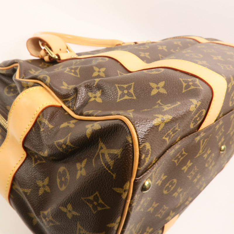 LOUIS VUITTON Monogram CarryAll金扣手挽袋-9