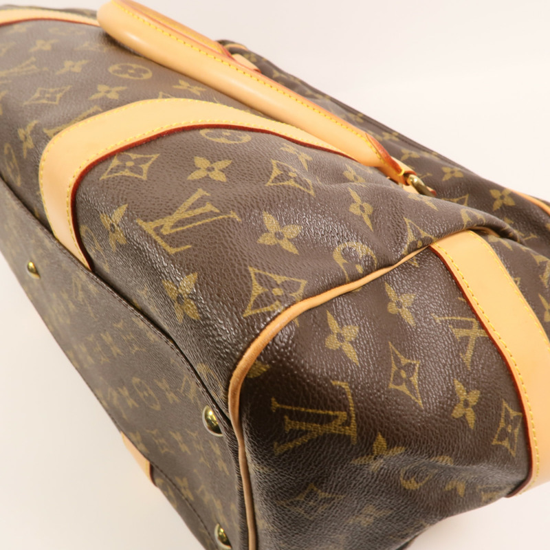 LOUIS VUITTON Monogram CarryAll金扣手挽袋-10