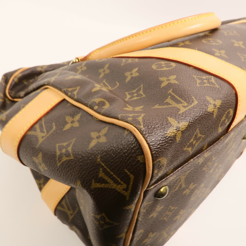 LOUIS VUITTON Monogram CarryAll金扣手挽袋-11