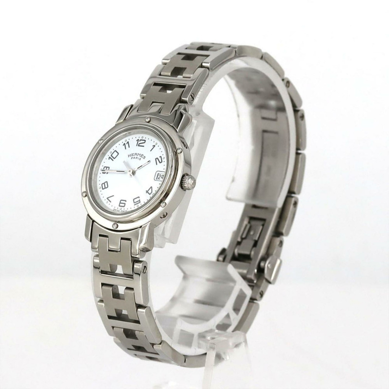 愛馬仕 Clipper CL4.210 不鏽鋼石英錶-1